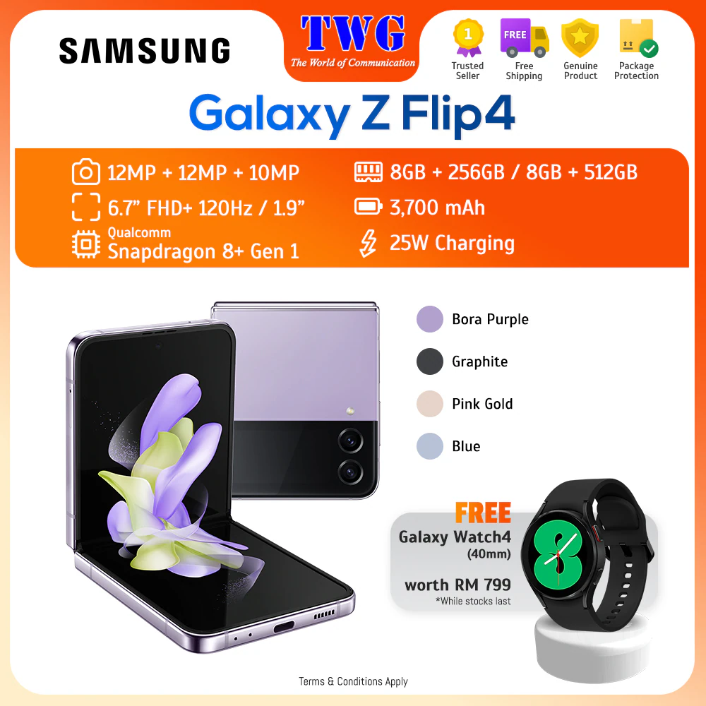 Samsung Galaxy Z Flip4 - TWG Online Store