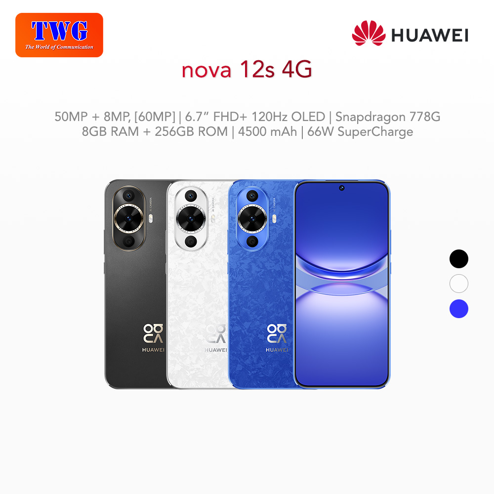 HUAWEI nova 12s 4G - TWG Online Store