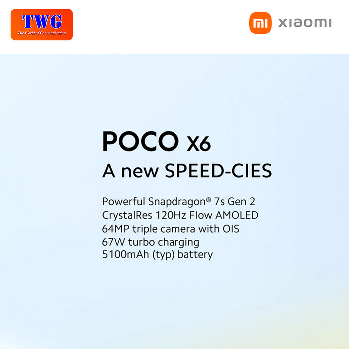 Xiaomi Poco X6 5G