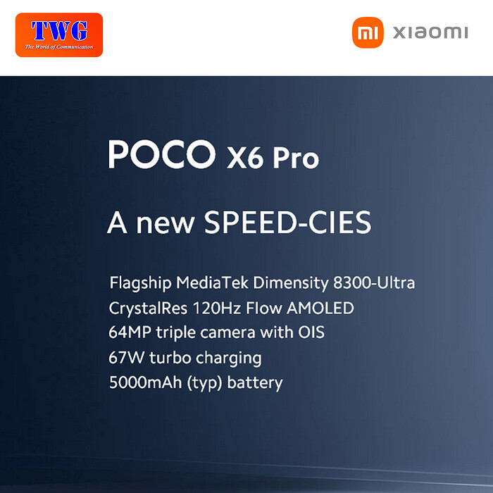 Xiaomi Poco X6 Pro 5G