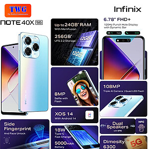 Infinix Note 40X 5G