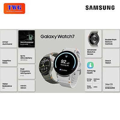 Samsung Galaxy Watch7 (Bluetooth, 44mm / 40mm)